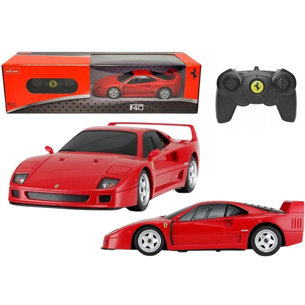 Rastar Ferrari F40 RC 1:24 czerwone (RTR pronto all'uso)
