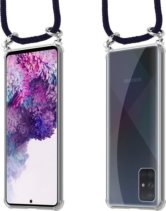 Produktbild Cadorabo TPU Handy Kette SILBER Cover