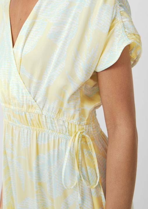 Actual product image Comma Kleid Satinkleid mit Raffung (36)