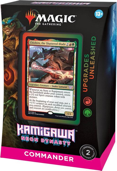 Immagine prodotto Magic the Gathering MTG - Mazzo Commander Dinastia Neon Kamigawa - Aggiornamenti scatenati (Inglese, Comandante)