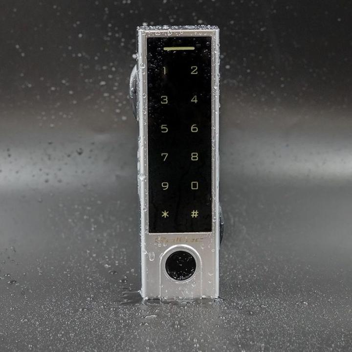 Produktbild Qoltec N--QOLTEC 52448 Code lock TITAN with f (Bluetooth, Elektronische Zahlenkombination, Fingerabdruck, Schlüsselkarte)