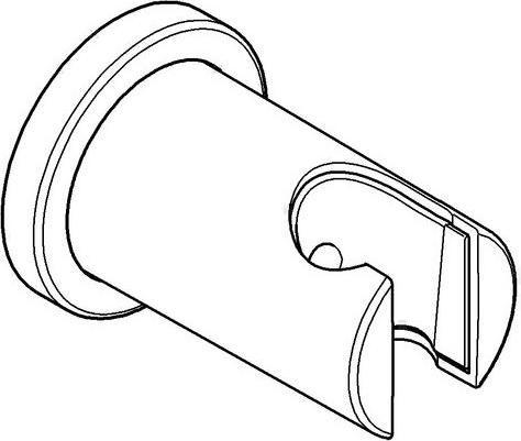 Actual product image Grohe Hand shower holder RAINSHOWER ni verst rd Ros mo wh
