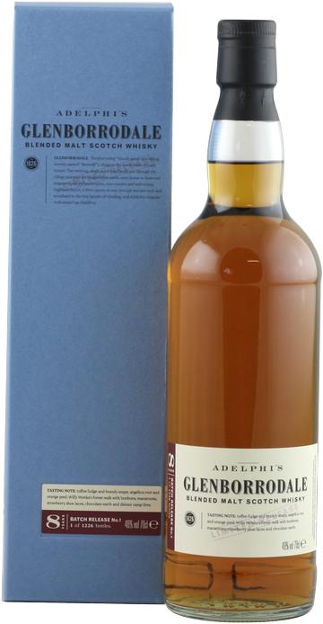 Adelphi Glenborrodale 8 ans d'âge (Malt mélangé, Scotch Whisky, 1 x 70 cl)