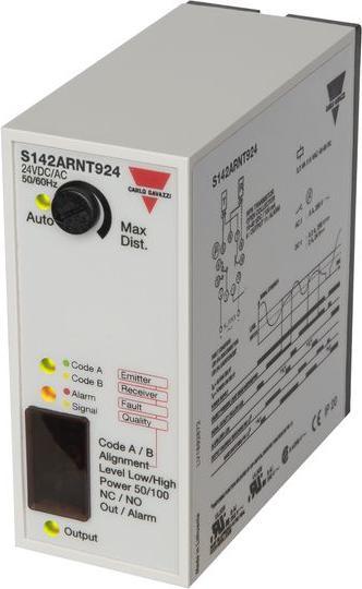 Carlo Gavazzi Amplifier for optical sensors NPN 20ms 27.6V 100mA IP20 S142A