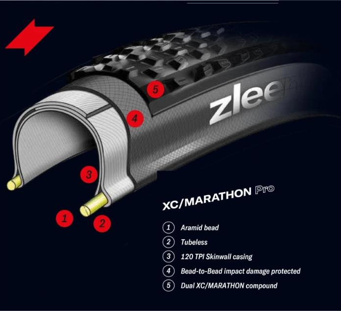 Produktbild Zleen Tiger Pro Tubeless, 29" x 2.35, schwarz (29 x 2.35, 60-622)