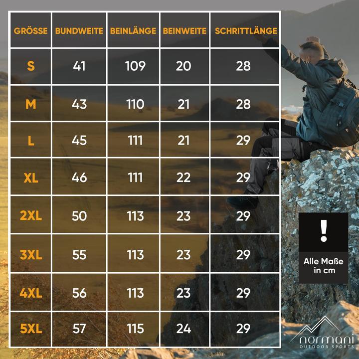 Image du produit Normani Herren Wanderhose - Outdoorhose (5XL)