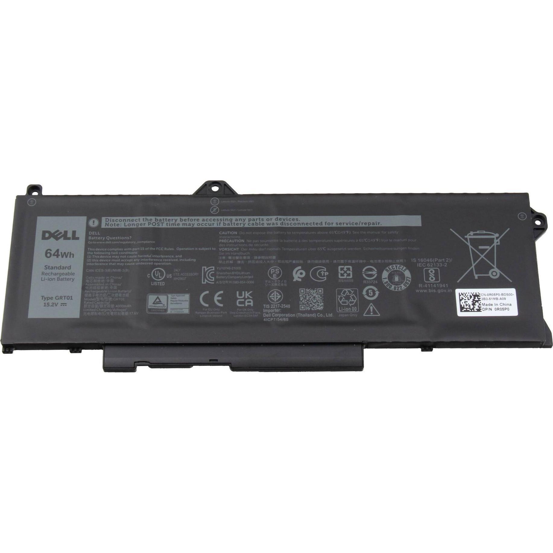 Dell R05P0 (4 Zellen, 4000 mAh), Notebook Akku