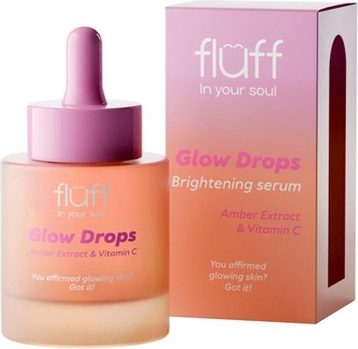 Image du produit Fluff In Your Soul Glow Drops Brightenig Serum Sérum éclaircissant à l'extrait d'ambre et à la vitamine C (30 ml)