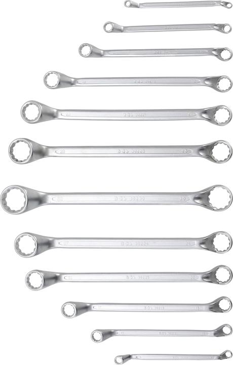 Actual product image BGS Double Ring Spanner Set deep offset ends 6 - 32 mm 12 pcs. (32 mm, 19 mm, 6 mm, 12 mm, 24 mm, 14 mm, 22 mm, 16 mm, 23 mm, 10 mm, 21 mm, 18 mm, 27 mm, 7 mm, 31 mm, 17 mm, 11 mm, 15 mm, 26 mm, 30 mm, 8 mm, 28 mm, 9 mm, 29 mm, 13 mm, 20 mm, 25 mm)