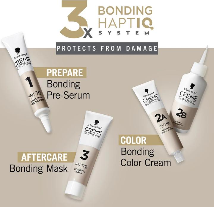 Actual product image L'Oréal Paris Schwarzkopf Creme Supreme Hair Color Shade 742 Cool Ash Light Blonde (Blond)