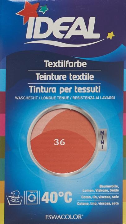 Actual product image Ideal / Eswacolor Textile dye (1 Washing cycles, Liquid detergent)