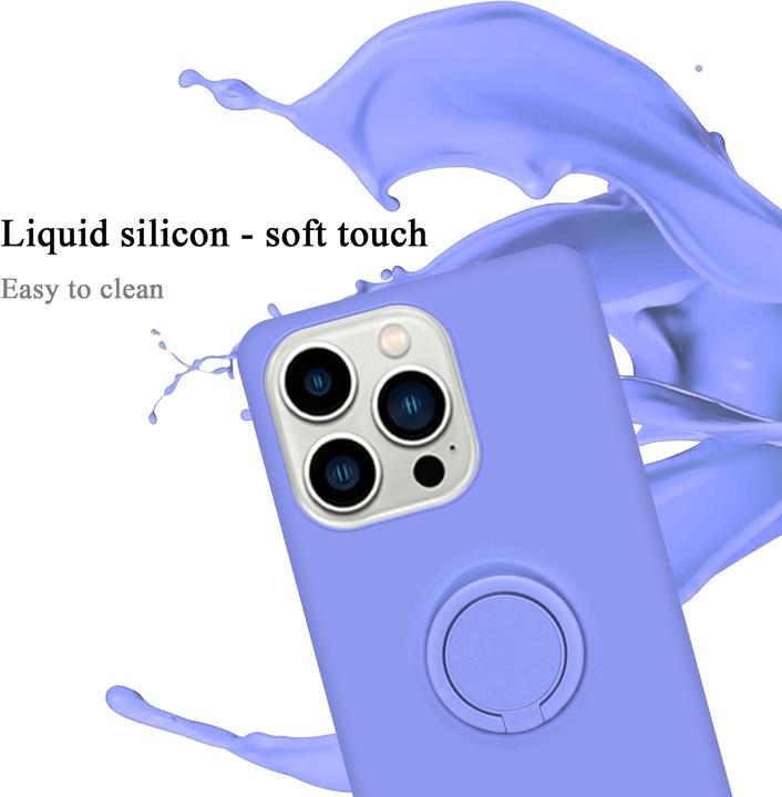 Immagine prodotto Cadorabo Custodia per Apple iPhone 14 PRO MAX in TPU Liquid Ring in stile custodia in silicone (Apple iPhone 14 Pro Max)