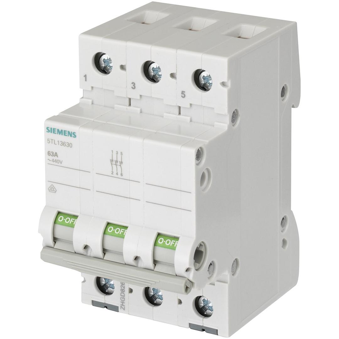 Siemens, Verteilerschrank Zubehör, Ausschalter 100A