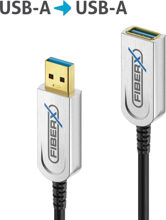 Purelink Serie - Cavo di prolunga in fibra USB 3.1 - 7,5 m (7.50 m, USB 3.2 Gen 1)
