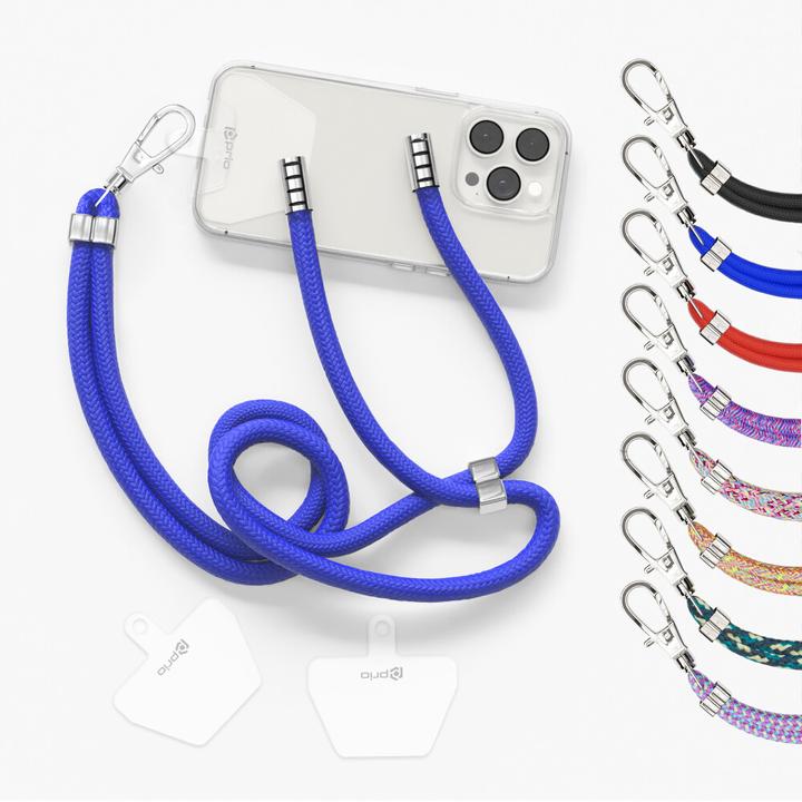 Actual product image prio Universal Mobile Phone Lanyard 0.7m blue