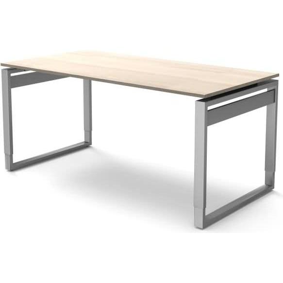 Kerkmann, Schreibtisch, Schreibtisch Form5 Bügel-Gestell 160x80x68-82cm ahorn