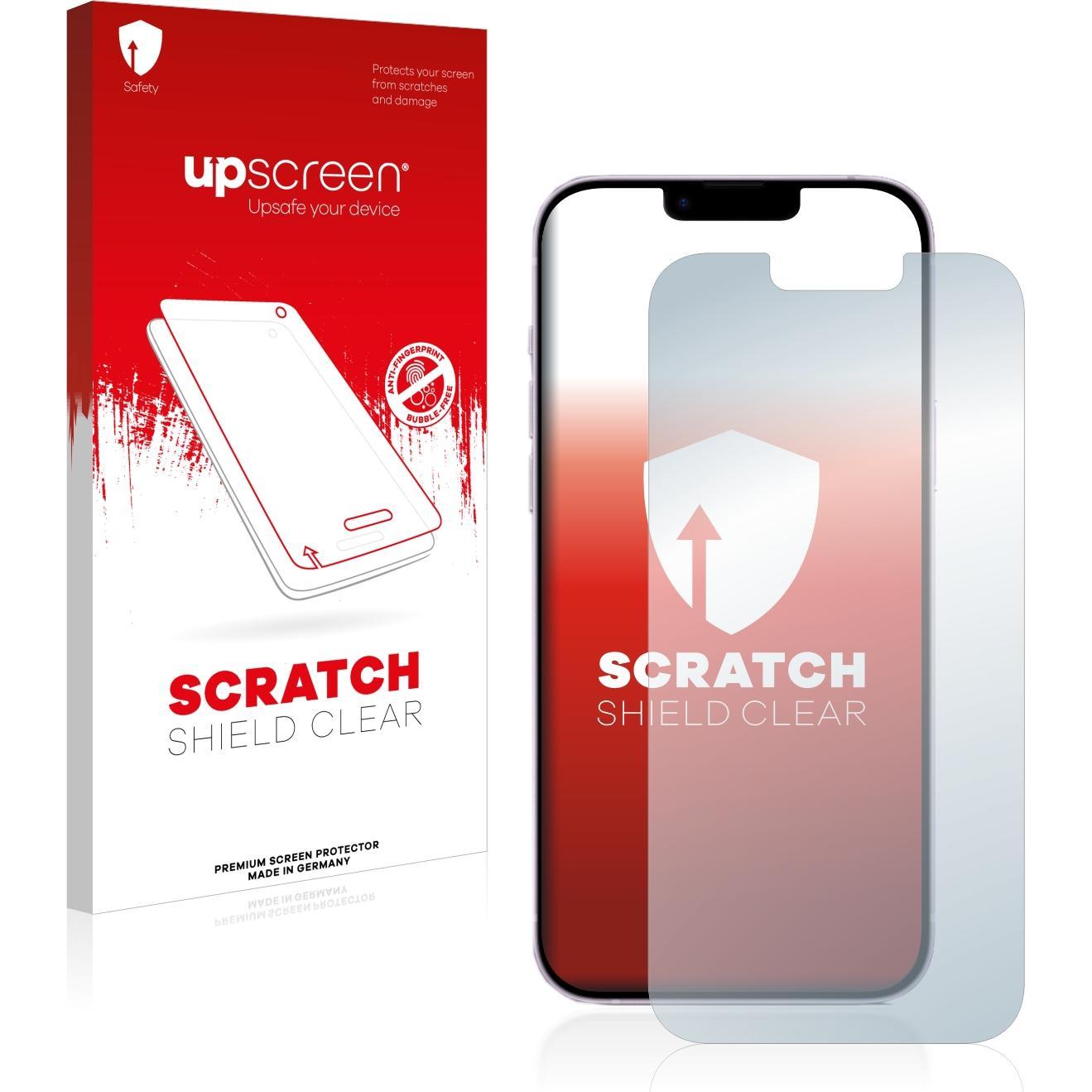 upscreen Scratch Shield Displayschutz (1 Stück, Apple iPhone 14 Plus), Smartphone Schutzfolie, Transparent