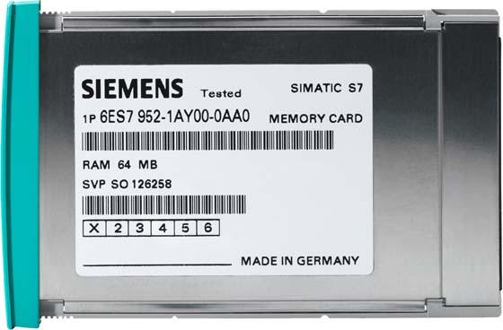 Produktbild Siemens SPS-Speichermodul 6ES7952-0AF00-0AA0 6ES79520AF000AA0