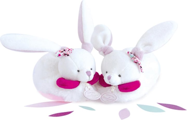 Produktbild Doudou et Compagnie Kirsche Hase Füsslinge mit Rassel 6-12M