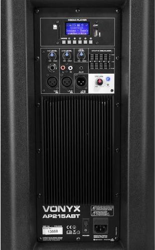 Actual product image Vonyx Loudspeaker AP215ABT (Active, 1x 1200 W)
