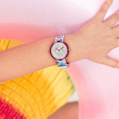 Actual product image Flik Flak Sugar Bunchy (Analogue wristwatch, 32 mm)