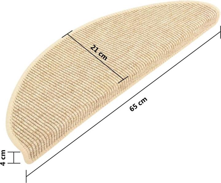 Immagine prodotto vidaXL Stufenmatte (25 x 65 cm)
