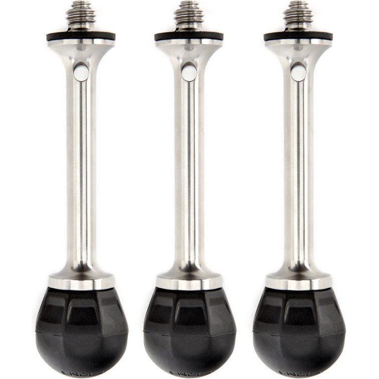3 Legged Thing VANZ Set of 3 Combine Spikes & Rubber Feet(1/4" 20 screws and 3/8" compatible), Stativ