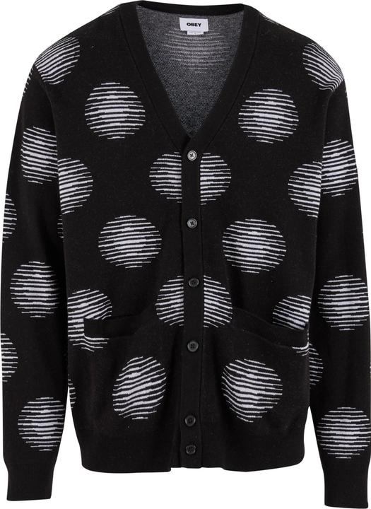 Obey Oval Cardigan - 121947 (L)