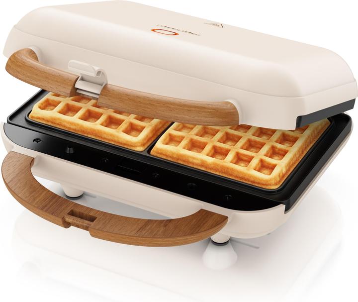 Image du produit Arendo 3-in-1-Sandwichmaker Waffeleisen & Kontaktgrill, abnehmbare Platten, 1000 W, Waffel & Grill, Panini
