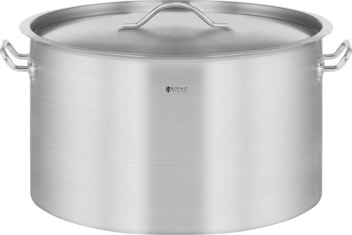 Royal Catering Kochtopf Induktion 44 Liter Kochtopf + Deckel Suppentopf Rostfrei Topf Eintopf (45 cm, Kochtopf, Edelstahl)
