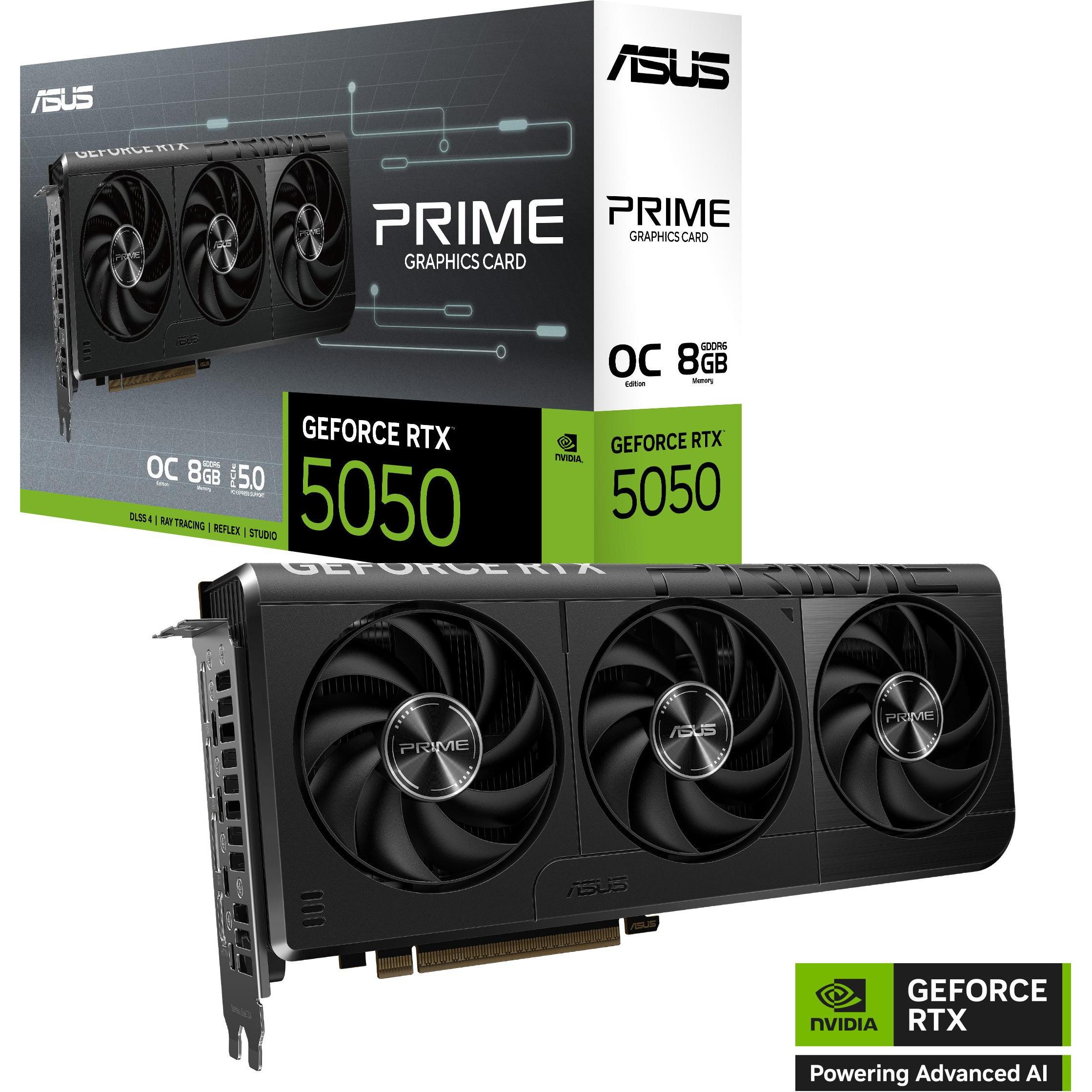 ASUS Prime GeForce RTX 5050 OC (8 GB), Grafikkarte
