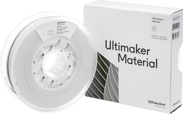 Actual product image Ultimaker Cpe (CPE, 2.85 mm, 750 g, Grey)