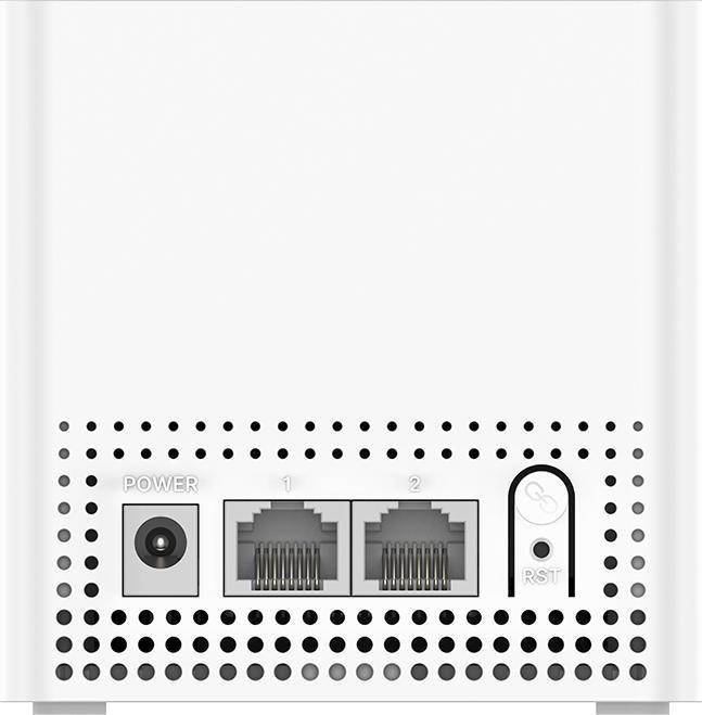 Actual product image Cudy M1200 1-PACK mesh wi-fi system Dual-band ( / ) Wi-Fi 5 (802.11ac) White Internal