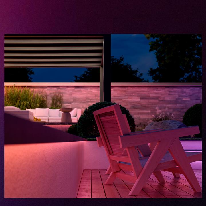Actual product image Philips Hue Flux gradient (Multicoloured, 1000 cm, Outdoor)