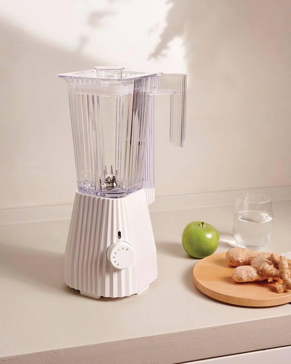 Produktbild Alessi Blender Pliss - 5 snelheden + turbostand - wit - Michele de Lucchi - 1.5 liter - MDL09 W (700 W)