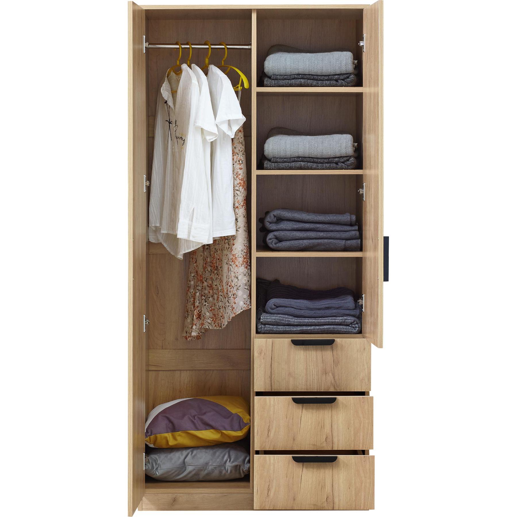 Thumbnail - En.Casa, Kleiderschrank, Eiselfing (80 x 52 x 176 cm)