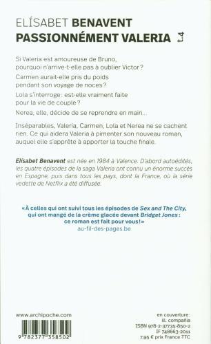 Image du produit La saga Valeria (Français, Benavent Elisabet, 2020)