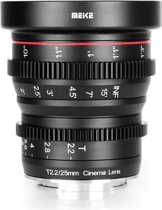 Produktbild Meike 25mm T2.2-22 Sony E-Mount Cine Lens (Sony E, APS-C / DX)