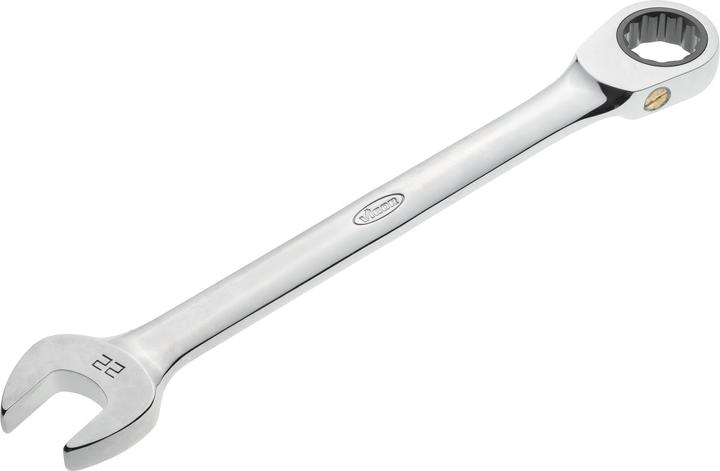 Image du produit Vigor Clé mixte à cliquet ∙ longue ∙ V4962 ∙ profil extérieur hexagonal, profil extérieur double (22 mm)