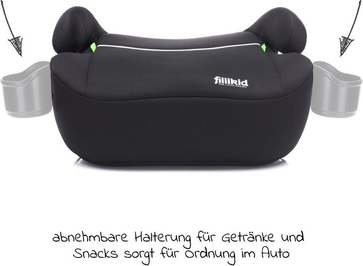 Actual product image Fillikid Booster seat with Isofix (Booster seat, ECE R129/i-Size Standard)