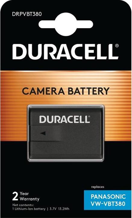 Produktbild Duracell Li-Ion Akku 3560mAh für Panasonic VW-VBT380 (Kamera Akku)