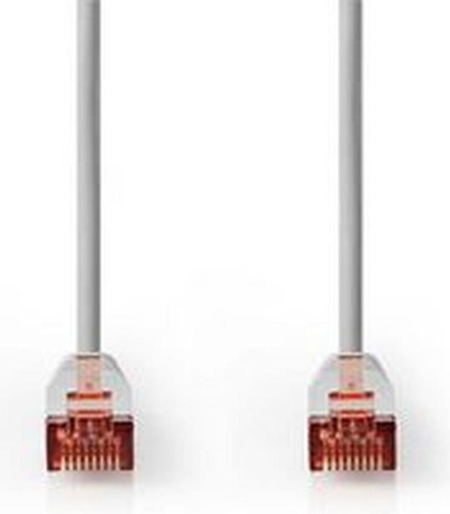 Actual product image Nedis Network cable CAT6 S/FTP RJ4 5 (8P8C) plug - RJ45 (8P, 3 m) grey (S/FTP, CAT6, 3 m)