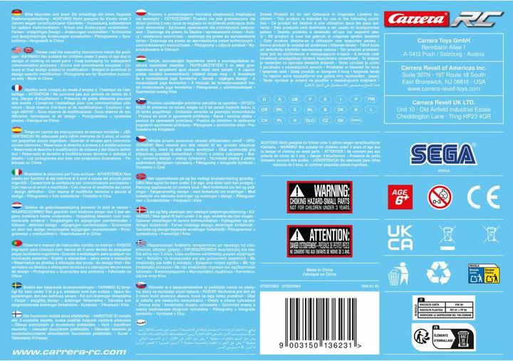 Immagine prodotto Carrera 370201064 - RC 2,4GHz Team Sonic Racing - Versione Shadow Performance