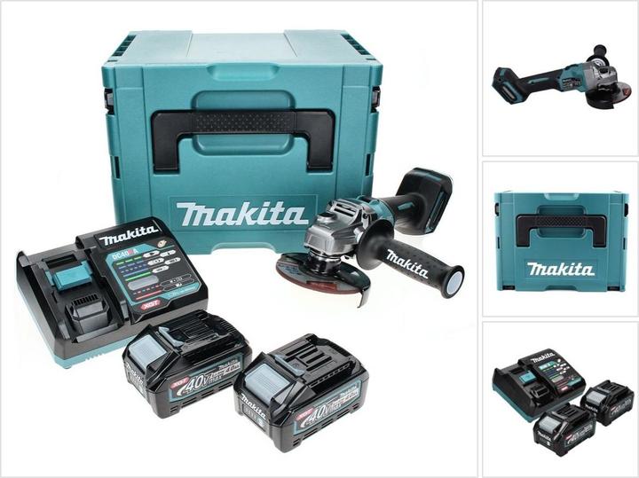 Produktbild Makita 40V Akku-Winkelschleifer GA005GM201 (125 mm)