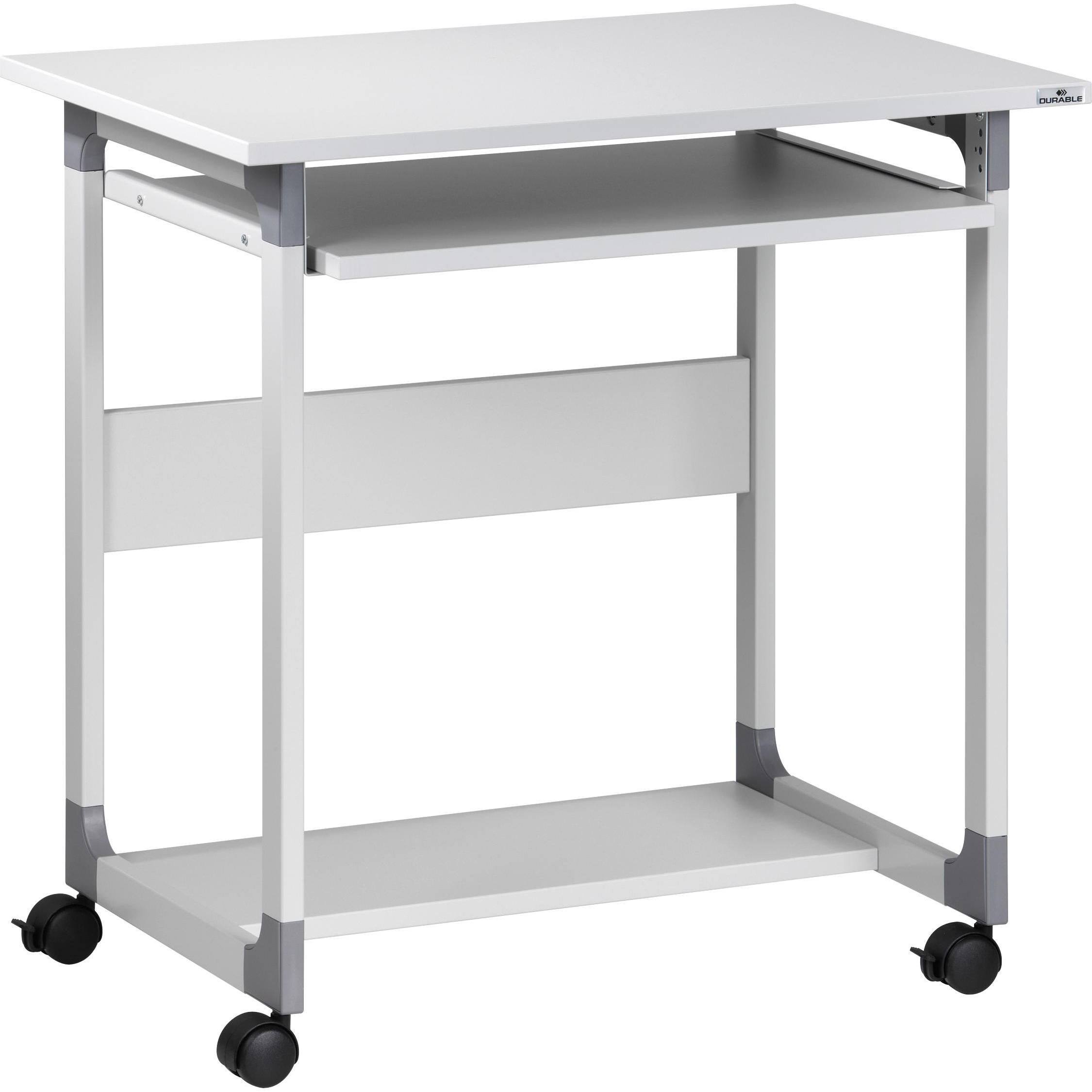 Durable, Schreibtisch, System Computer Trolley 75 FH (75 x 77 x 53.5 cm, 53.5 x 77 cm)