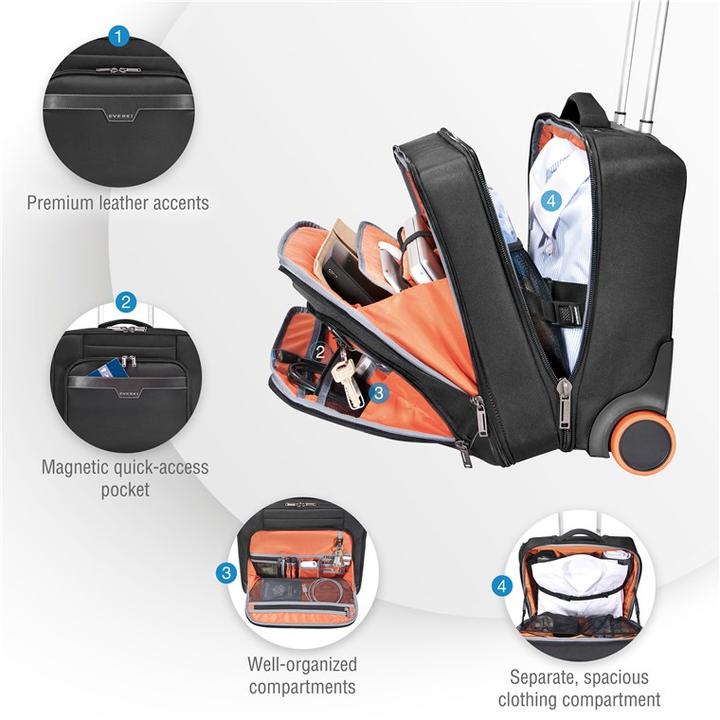 Immagine prodotto Everki Carrello per computer portatile Journey (27 l)