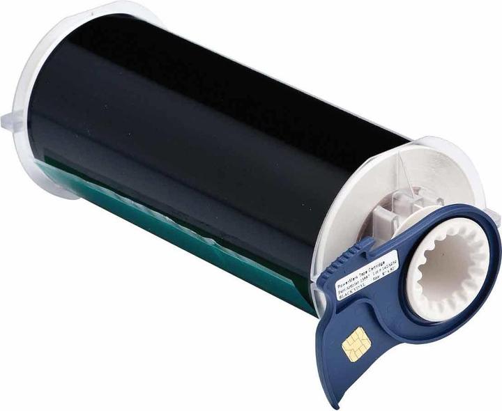Actual product image Brady B85-200x15-595-BK, high performance vinyl tape, black, glossy, 200.00 mm x 15.00 m, permenan (200 mm)