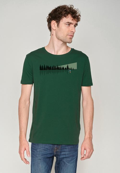 Actual product image Greenbomb T-Shirt Nature Ice Fishing (L)