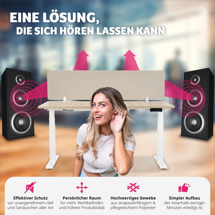 Produktbild tectake Noisy (160 x 40 cm)