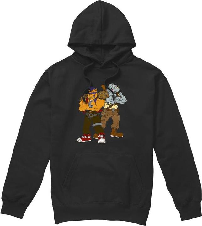 Immagine prodotto Teenage Mutant NT Felpa con Cappuccio Bebop & Rocksteady Uomo (XL)